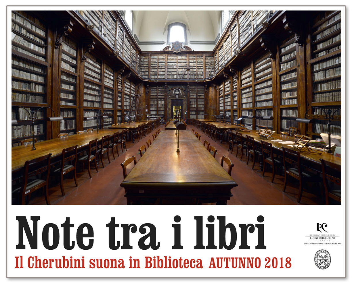 Note tra i libri - Il Cherubini suona in biblioteca - AUTUNNO 2018